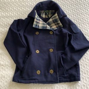 Ralph Lauren sweatshirt style pea coat